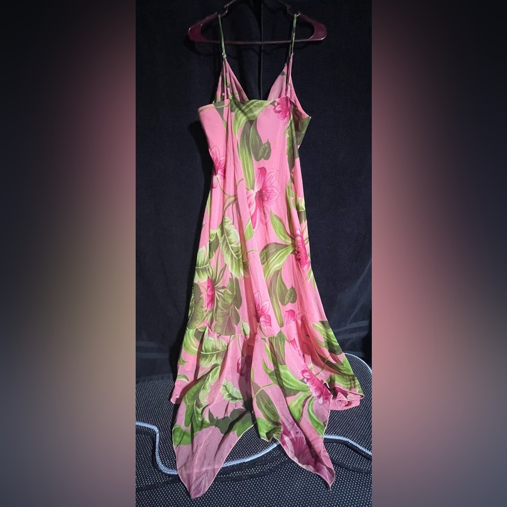 NWT Glamour Angel Pink and Green Dress - Picture 2 of 3